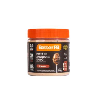 Imagem de Pasta de Amendoim em Pó Brigadeiro BetterPB 210g