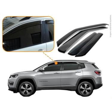 Imagem de Calha De Chuva Acrilico Ecoflex Jeep Compass 2017