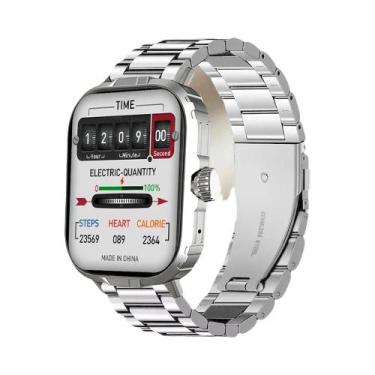 Imagem de Relógio Inteligente Bluetooth Masculino E Feminino Com Tela HD De 2,01