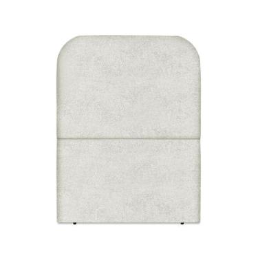 Imagem de Cabeceira Estofada Queen Alana 90cm Boucle Cinza Claro - PARAÍSO DECOR