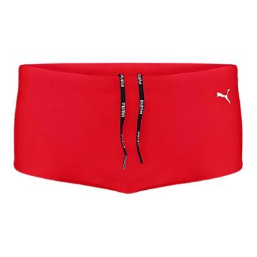 Imagem de Sunga Masculina Puma Lateral Larga Original Praia Piscina Natação Conforto e Estilo-Masculino