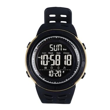Imagem de Relógio Esportivo Digital Masculino Led Multifuncional Smartwatch Cronômetro Contagem Regressiva Alarme de Data Automática para Homens Ao Ar Livre Luz Noturna Relógio Eletrônico