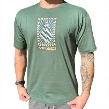 Imagem de Camiseta Volcom Warble WT25 Masculina-Masculino
