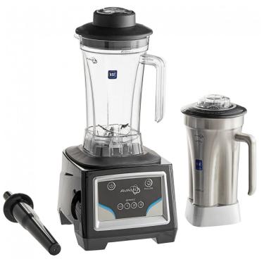 Imagem de Liquidificador Industrial AvaMix BX2100KS 3,55 cv com Controle de Teclado, Jarra de Aço Inoxidável de 1,89 Litros e Jarra de Plástico Tritan