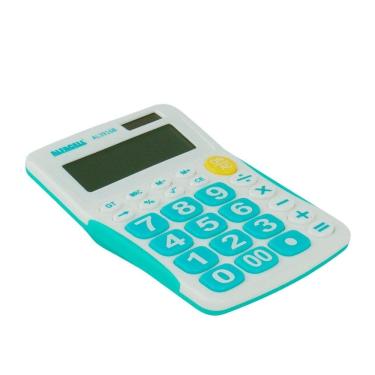 Imagem de Calculadora de Mesa 12 Dígitos Branco/color - Tudo em Caixa