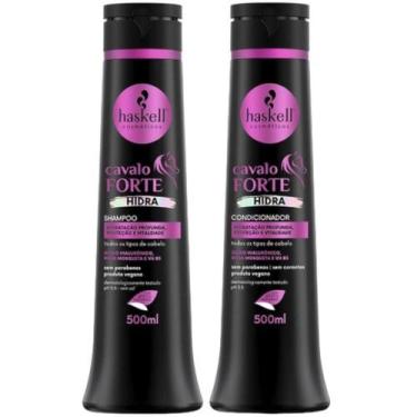 Imagem de Kit Shampoo e Condicionador Hidra Cavalo Forte 500ml Haskell