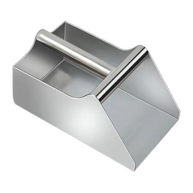 Imagem de Generic Pá de lixo de aço inoxidável, pá de mão multifuncional com alça para quintal, supermercados, detritos, lixo, 25 Cm X 14.5 Cm X 12