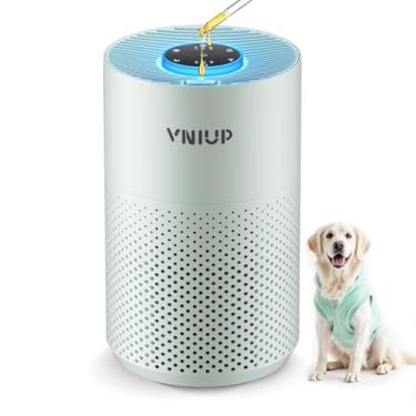 Imagem de Purificadores de ar para quarto doméstico de até 800 m², purificadores de ar para quarto VNIUP H14 HEPA para quarto com função de fragrância, com filtro de ar modo de suspensão para odores de animais
