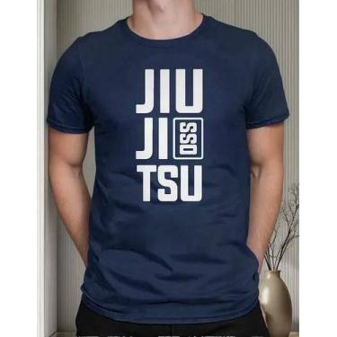 Imagem de Camiseta Camisa Algodão Feminina Masculina Adulto Luta Jiu Jitsu OSS M