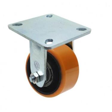Imagem de Roda Rodízio Fixo Ajax 4" Carga Pesada 300 kg Com Base