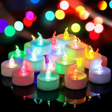 Imagem de Lâmpadas de chá LED Yakpo Fast Color Change, pacote com 36 baterias