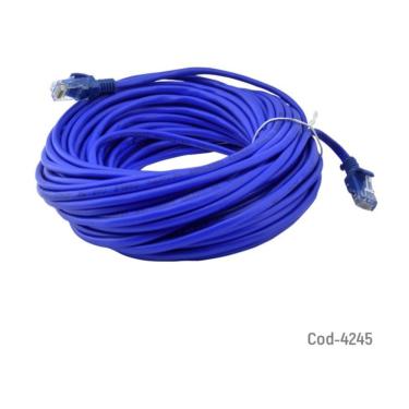 Imagem de Cabo de rede RJ-45 Categoria 5E 20m Techcenter Blue