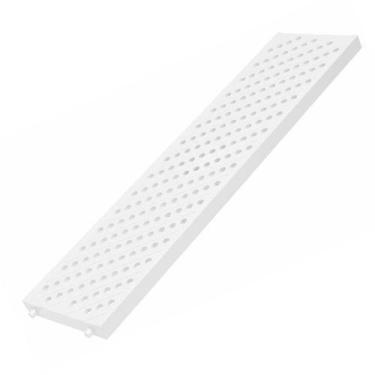 Imagem de Grelha para Calha de Piso DN 130 Piscina 13x50cm Branca Tigre