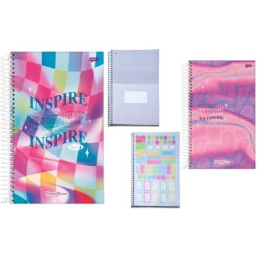 Imagem de Caderno Espiral. Univ. CP 80 Folhas - Energy Color Jandaia