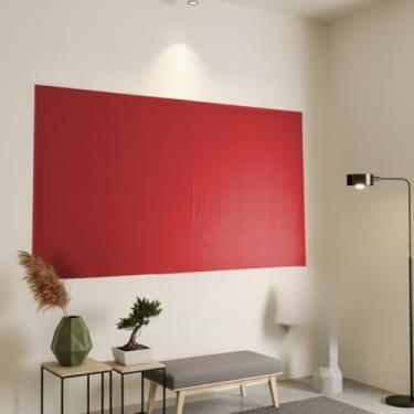 Imagem de Cortina Painel Blackout Com - InstalaçãO FáCil Para Sala, Quarto, Cozinha E EscritóRio(vermelho,135X215)