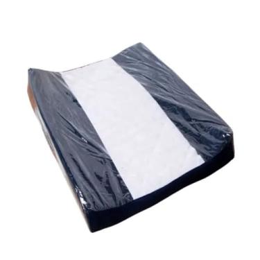 Imagem de Trocador de Fraldas Para Bebê Anatômico Matelado Plastificado (Azul Marinho)