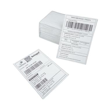 Imagem de Etiqueta Térmica 10x15 (100x150) Resma 500 Unidades Serrilhada