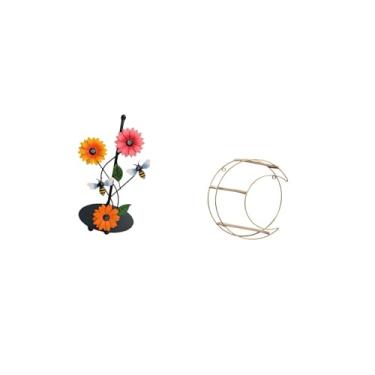 Imagem de Fenteer Suporte de Papel Toalha em Metal com Prateleira Dispensadora Antiderrapante, Suporte Vertical para Lenços de Papel, para Pendurar Na Parede, Economiza