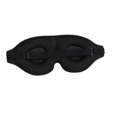 Imagem de Máscara de dormir lateral 3D, cobertura completa com bloqueio de luz, venda macia e respirável sem pressão
