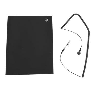 Imagem de Tapete de aterramento Tapete de aterramento Tapete de chão para alívio de ansiedade Almofada para pés Respirável Eliminar estática Material PU Tapete de mesa para uso doméstico no