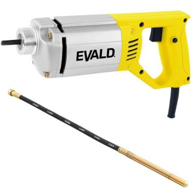 Imagem de Vibrador De Concreto 1000w Portátil Evc-1000 Com Mangote 35mm 2,5m Emvc-2.5m Evald 220V