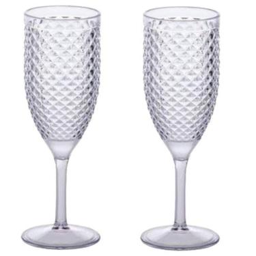 Imagem de Kit 2 Taças Em Acrílico Para Champagne Luxxor 350ML - Paramount