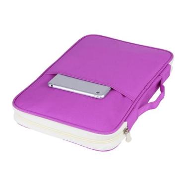 Imagem de 5 Cores A4 Saco de Documentos Pasta de Arquivo Organizador de Portfólio Com Zíper para Viagem de Negócios (1)