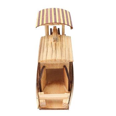 Imagem de AYNEFY Kit de Modelo de Barco Quebra-cabeça de Madeira 3D, Jogo de Artesanato de Construção de Montagem DIY, Brinquedo de Decoração Em Miniatura para Crianças e Adultos Kit de Arte e Artesanato