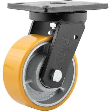 Imagem de Rodizio Giratório 5'' Pu+ferro Industrial Vonder