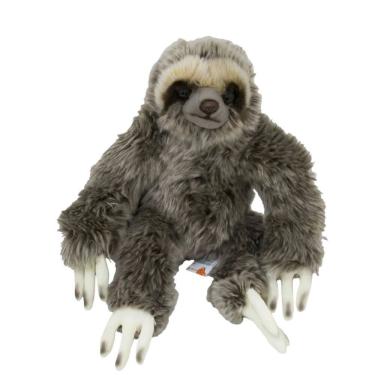 Imagem de Bicho Preguiça de Pelúcia Hipoalergênico para Brincar e Dormir 2+ Meses BBR Toys