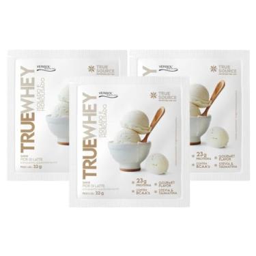 Imagem de 3x Sache True Whey Protein True Source Fior Di Latte 32g