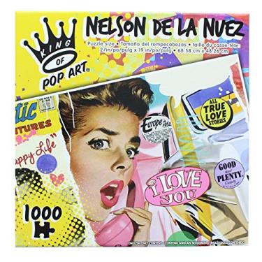 Imagem de The Canadian Group King Of Pop Art - Nelson De La Nuez - Eu Te Amo - Peça Quebra-Cabeça Multicolorido 1000