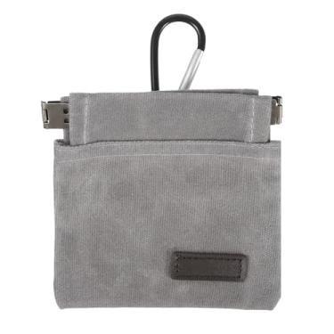 Imagem de Bolsa de guloseimas para cães, bolsa de adestramento de cães sem mão com mosquetão, bolsa portátil de fechamento automático para viagens ou uso ao ar livre, suporte de treinamento de bolso para