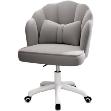 Imagem de Cadeira de escritório, cadeira de computador, cadeira de mesa com almofada de cintura, cadeira presidente, rotação de 360°, elevador de assento, cadeira de escritório, cadeira de rodas, teletrabalho