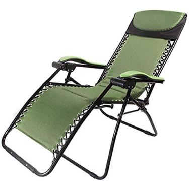 Imagem de Espreguiçadeiras de jardim, espreguiçadeiras, espreguiçadeiras, reclináveis gravidade zero, cadeira reclinável para jardim, exterior, dobrável, portátil, cadeira de balanço suporta 200 kg