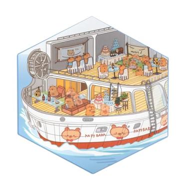 Imagem de Cenas de adesivos para adultos, adesivos de scrapbook de cena em miniatura artesanal, decalques de desenhos animados, artesanato, brinquedos educativos, decoração fofa, jogos interativos para adultos