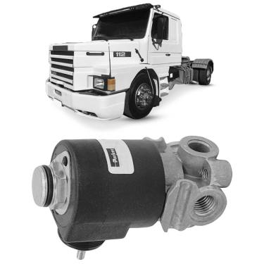 Imagem de Válvula Solenoide Diferencial Scania T 112 24V Reduzida Parker 712179C