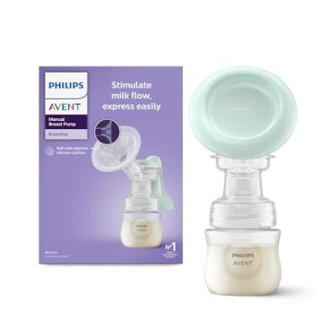 Imagem de Philips Avent Extrator de Leite Manual Essential SCF417/11 Verde | Portátil e Ergonômico
