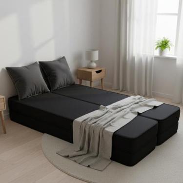 Imagem de Colchão Solteiro Dobrável 3 X 1 , Espuma D28 , Firme a Vácuo , fabrica