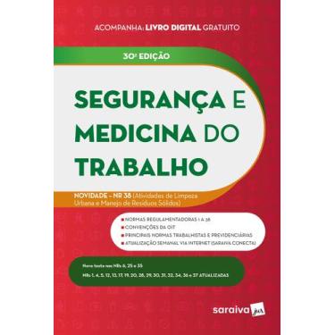 Imagem de Livro - Segurança e Medicina do Trabalho - 30ª Edição 2024