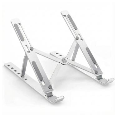 Imagem de Suporte para Notebook Ergonômico - Ajustável - Prata - MTG-259