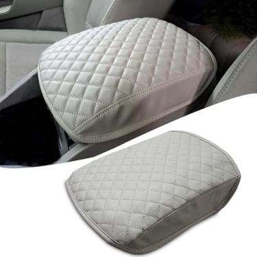 Imagem de KEAIDAP Capa de console central para Honda Pilot 2009-2015, capa de apoio de braço de couro PU macio, design antiderrapante para proteção contra arranhões, desgaste e danos a animais de estimação