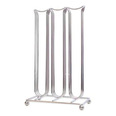 Imagem de Suporte para 42 Cápsulas de Café, Porta Cápsulas em Metal Cromado, Organizador de Bancada