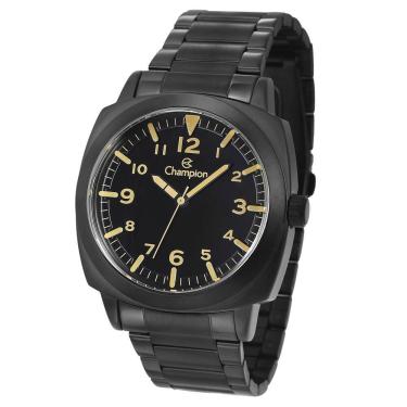 Imagem de Relógio Champion Masculino Ref: Ch30297d Retangular Black