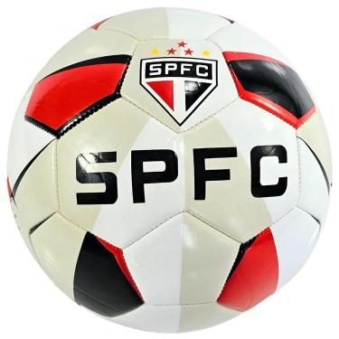 Imagem de Bola Campo Sportcom São Paulo Branco-Unissex