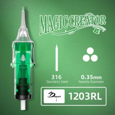 Imagem de Cartucho de Tatuagem com Encaixe Universal MagicCreator 5 unidades - M