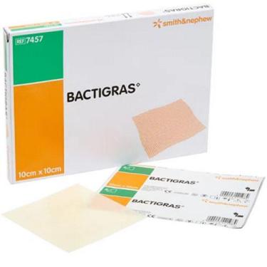 Imagem de Curativo antisséptico bactigras 10x10 - Smith & Nephew