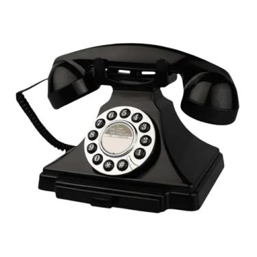 Imagem de IEUDNS Livro de Convidados em Áudio para Casamento, Telefone de Mesa Clássico, Gravador para Reuniões em Casa, Festas de Noivado E Presentes, Preto