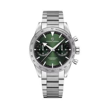 Imagem de Relógio Cronógrafo Esportivo Retro Masculino PAGANI DESIGN Luxo Quartz