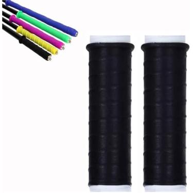 Imagem de Cold Shrink Handle Wrap, 4.7/6.7in Cold Shrink Handle Wrap with Non Slip Texture, Convenient Practical Silicone Bat Grip Tube for Fishing Rods, Rackets and Hand Tools(Black,L" 6.7" D: 1.57")